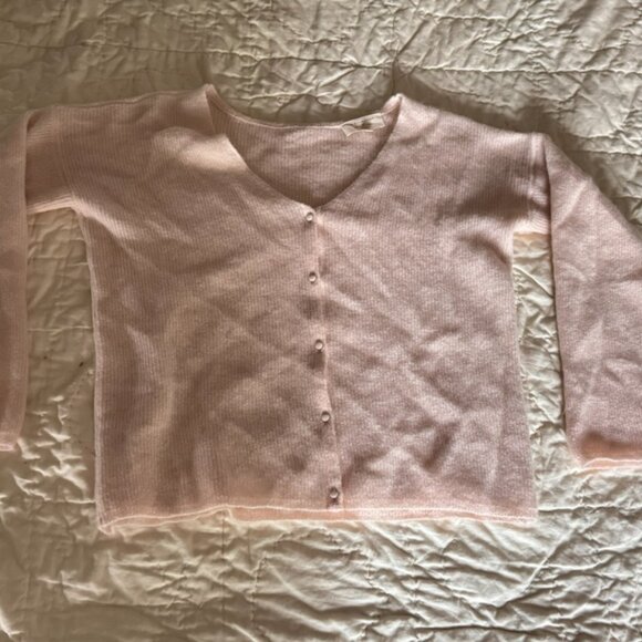 Sezane Barry Cardigan, rosy beige, M - Picture 3 of 7